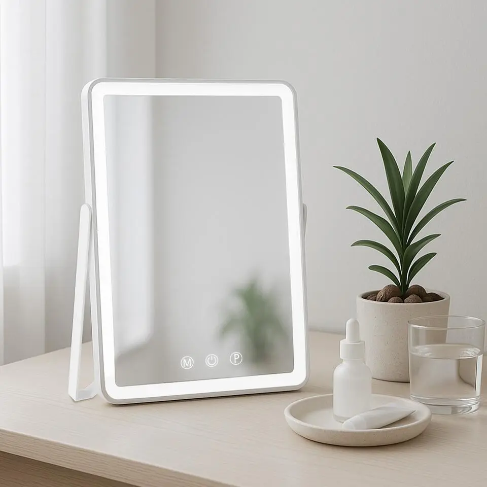 CLP Make-up spiegel Caistor Glas - wit