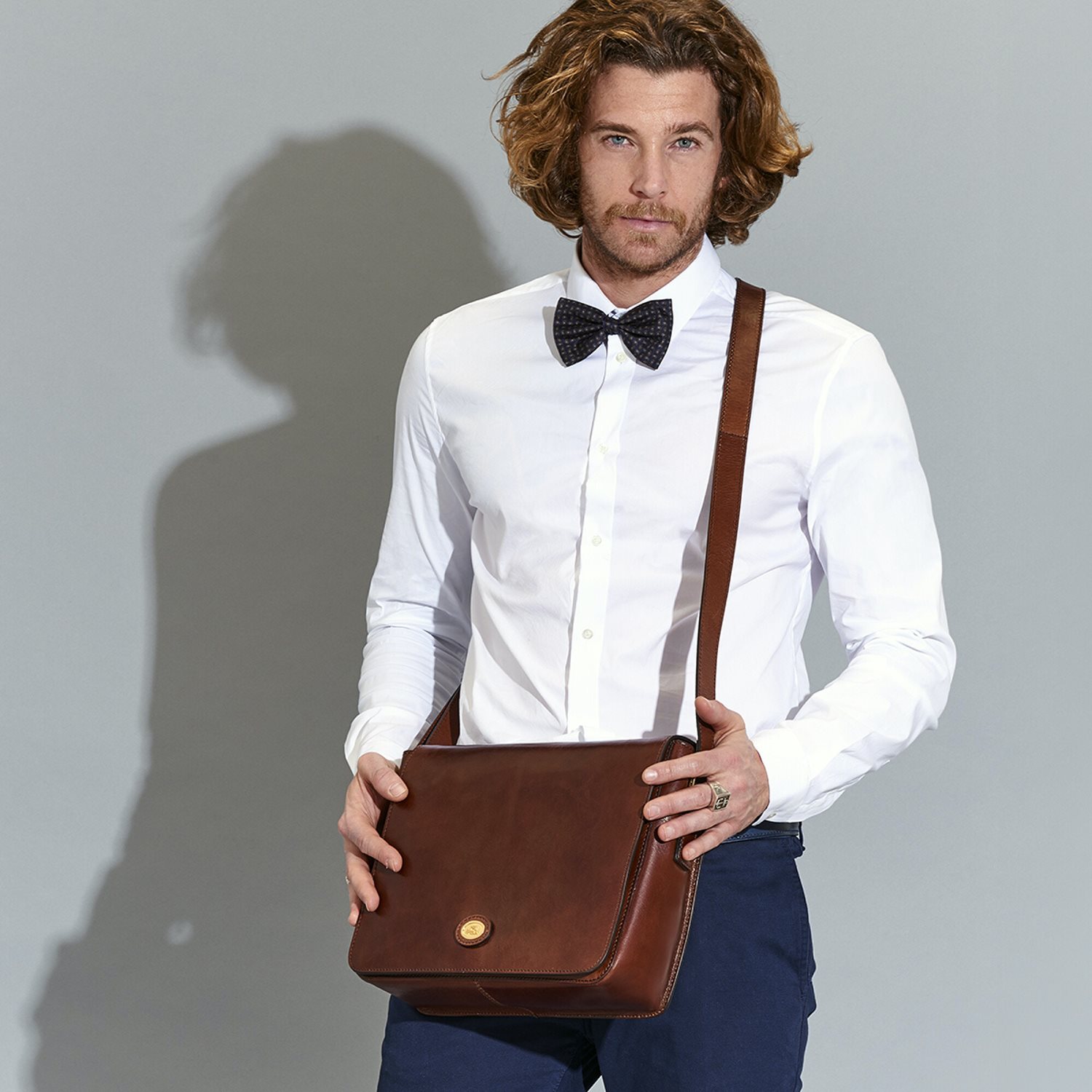 The Bridge Story Uomo Messenger brown