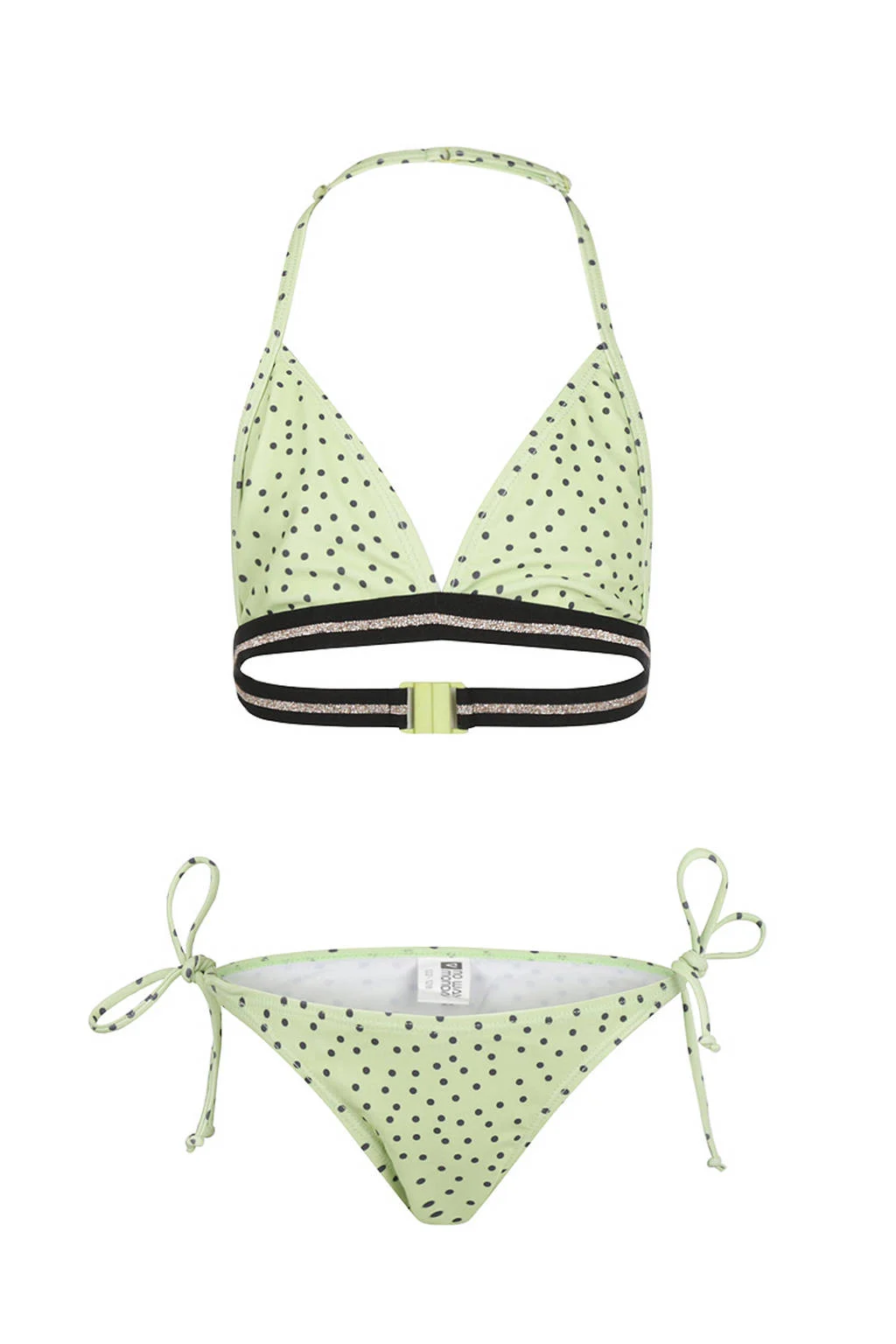 triangel bikini limegroen