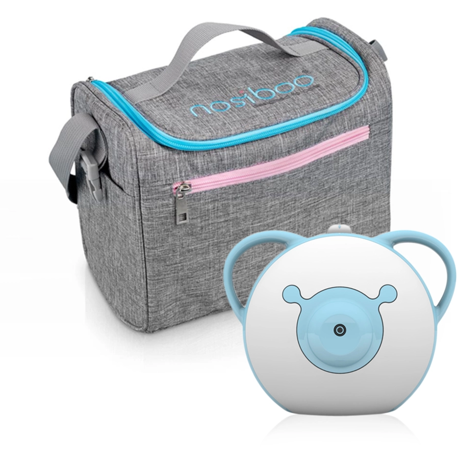 nosiboo® Aufbewahrungs- Wickeltasche für baby Nasensauger + Zubehör