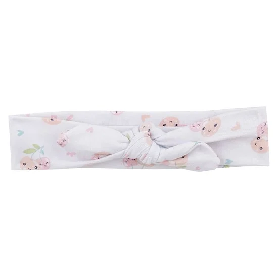 Sweet Summer bandeau   Imprimé cerises et coeurs        43/45 cm   de               P'tit bisou