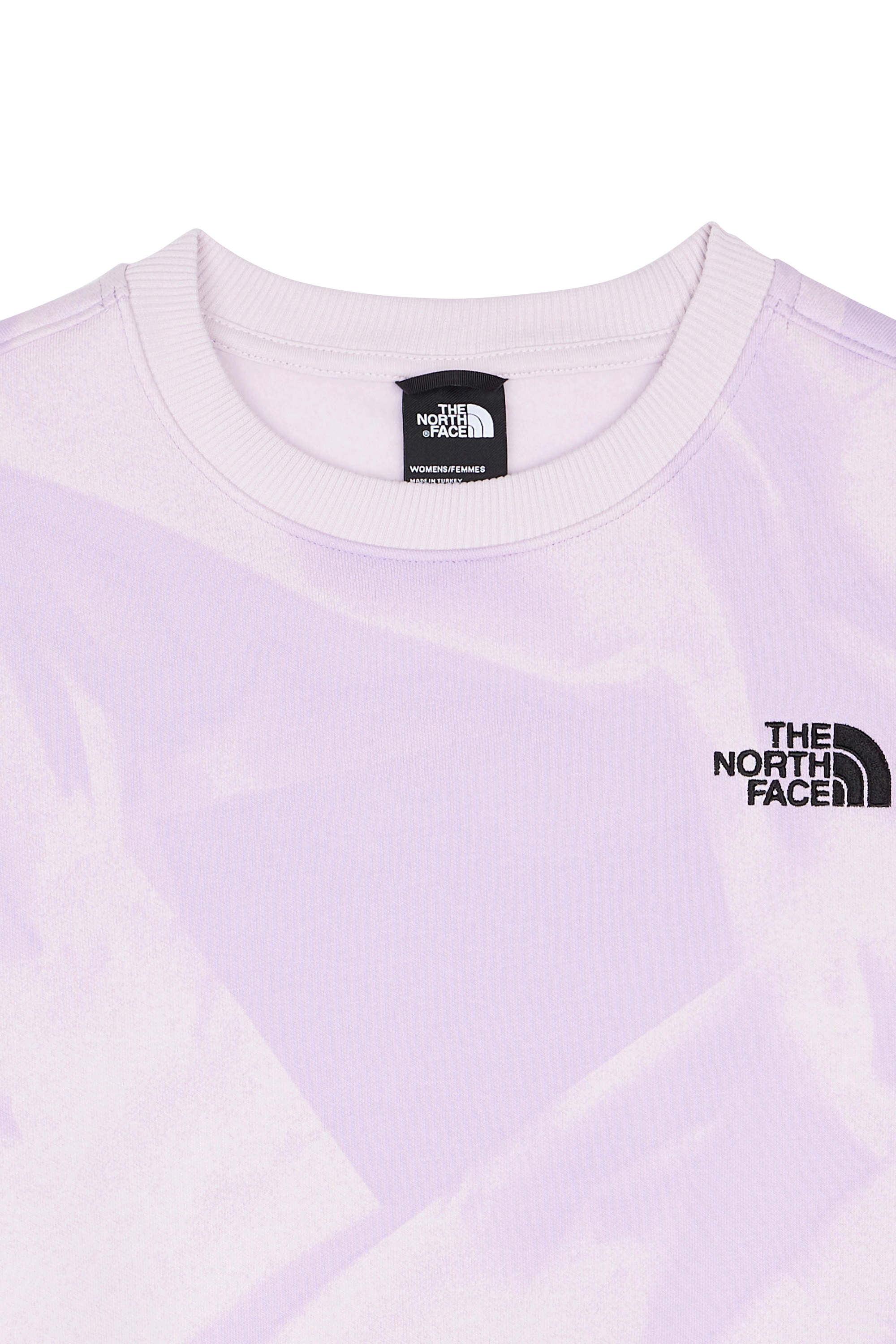 THE NORTH FACE Sweatshirt  W ESSENTIAL CREW PRINT Violet