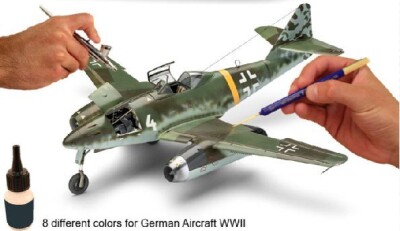 Revell - Model Maling Sæt - German Air Wwii - 8X17 ML