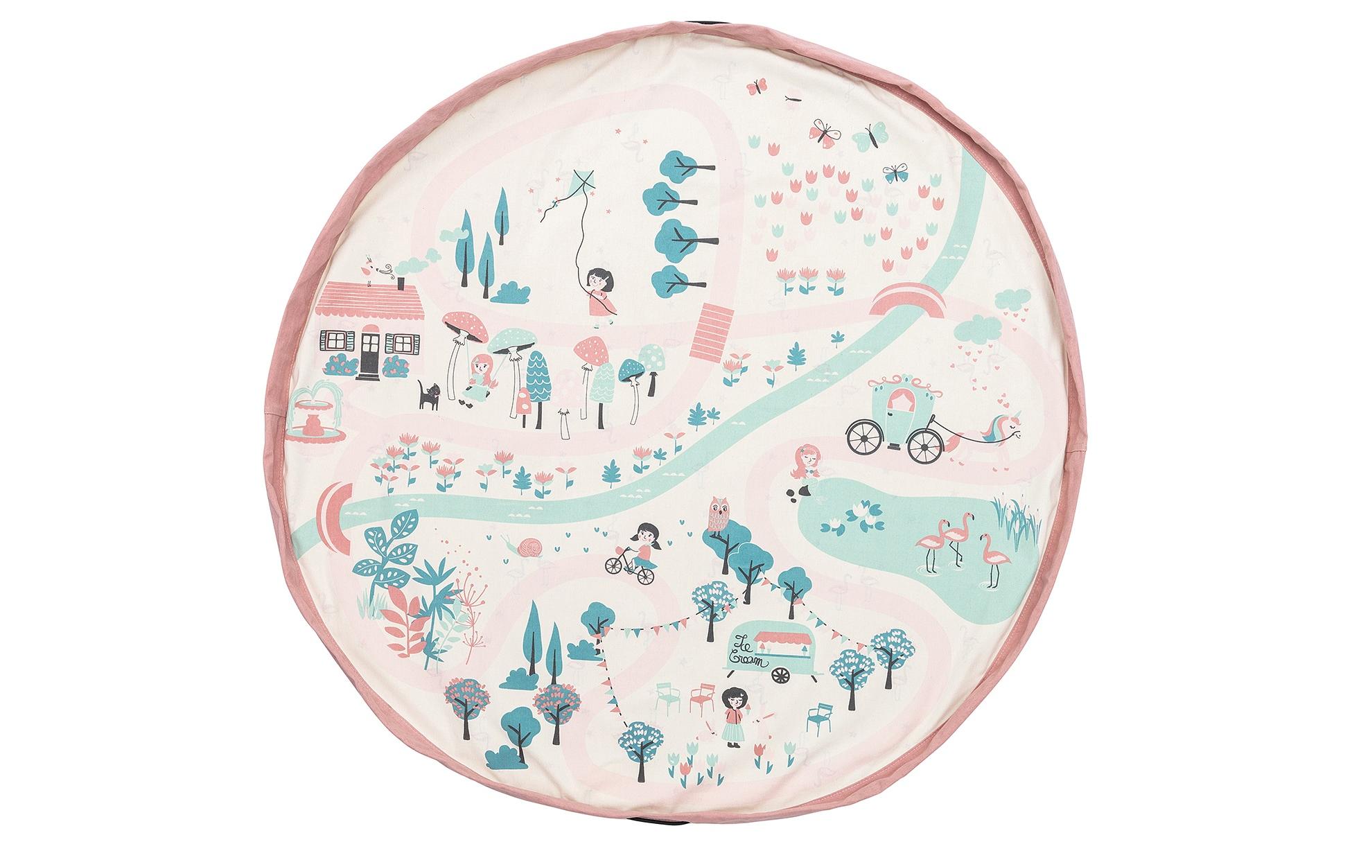 Spielzeugtasche Play & Go Walk in a Park2-in-1-Funktion: Aufbewahrungssack und Spielmatte