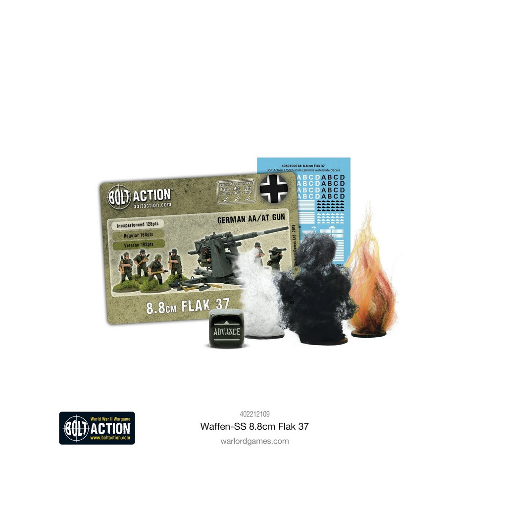 Bolt Action - Waffen-SS 8.8cm Flak 37