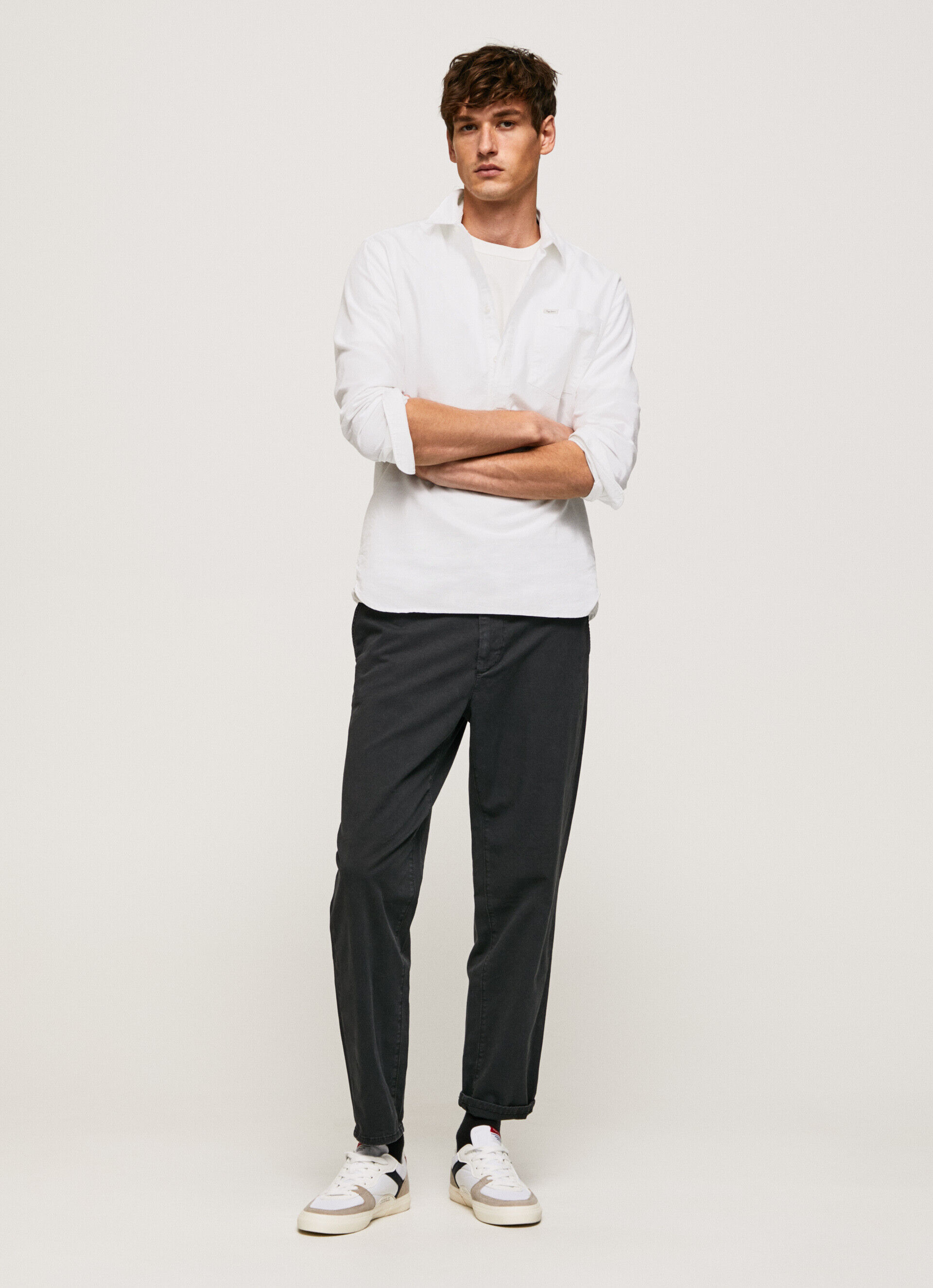 Camisa Oxford Lawson de corte regular - branca