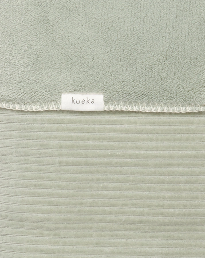 Babydecke VIK TEDDY (75x100) in shadowgreen