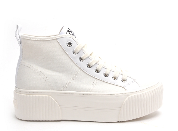No name boots bottine femme iron mid blanc