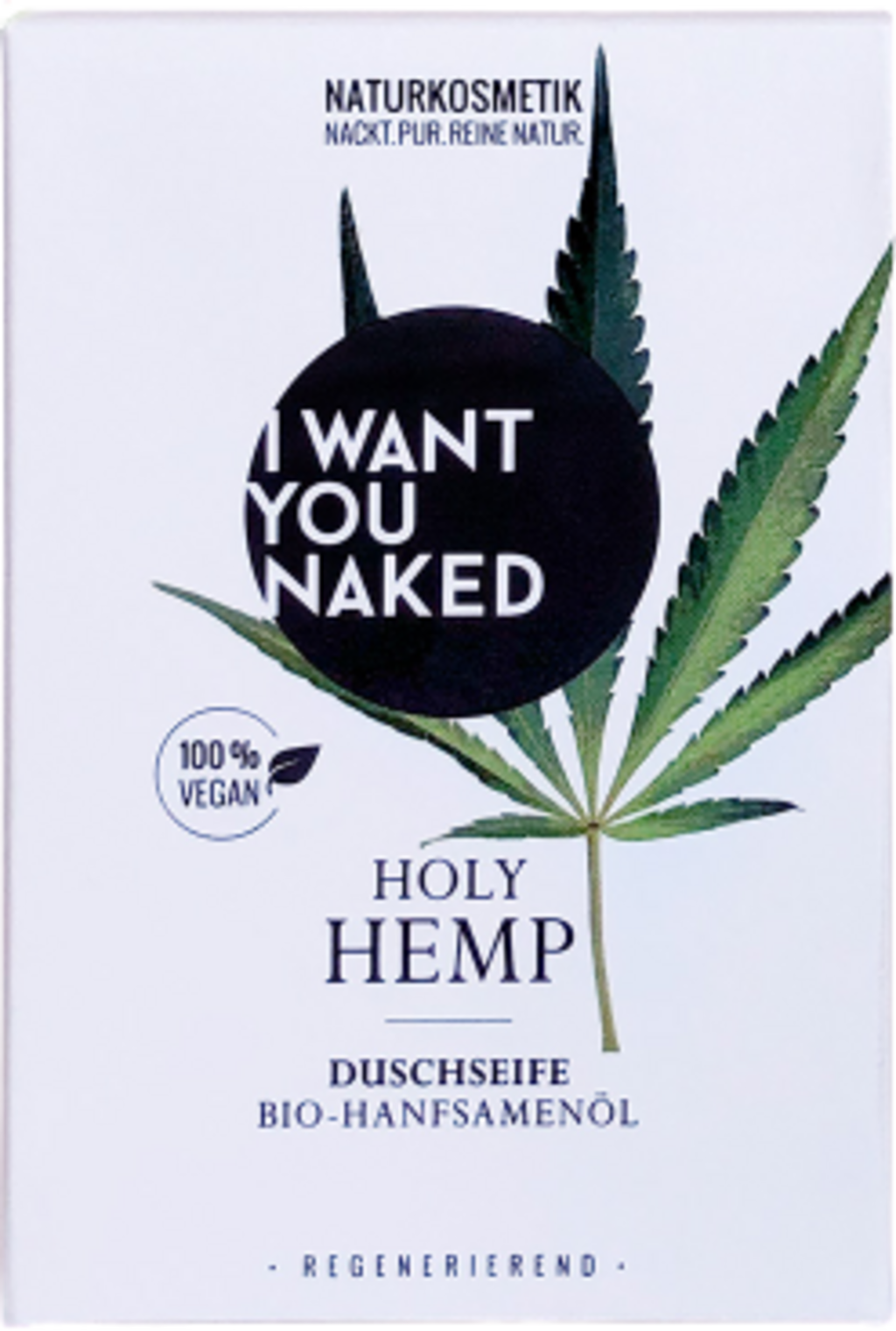 I WANT YOU NAKED  Holy Hemp Natural Soap, 100 g