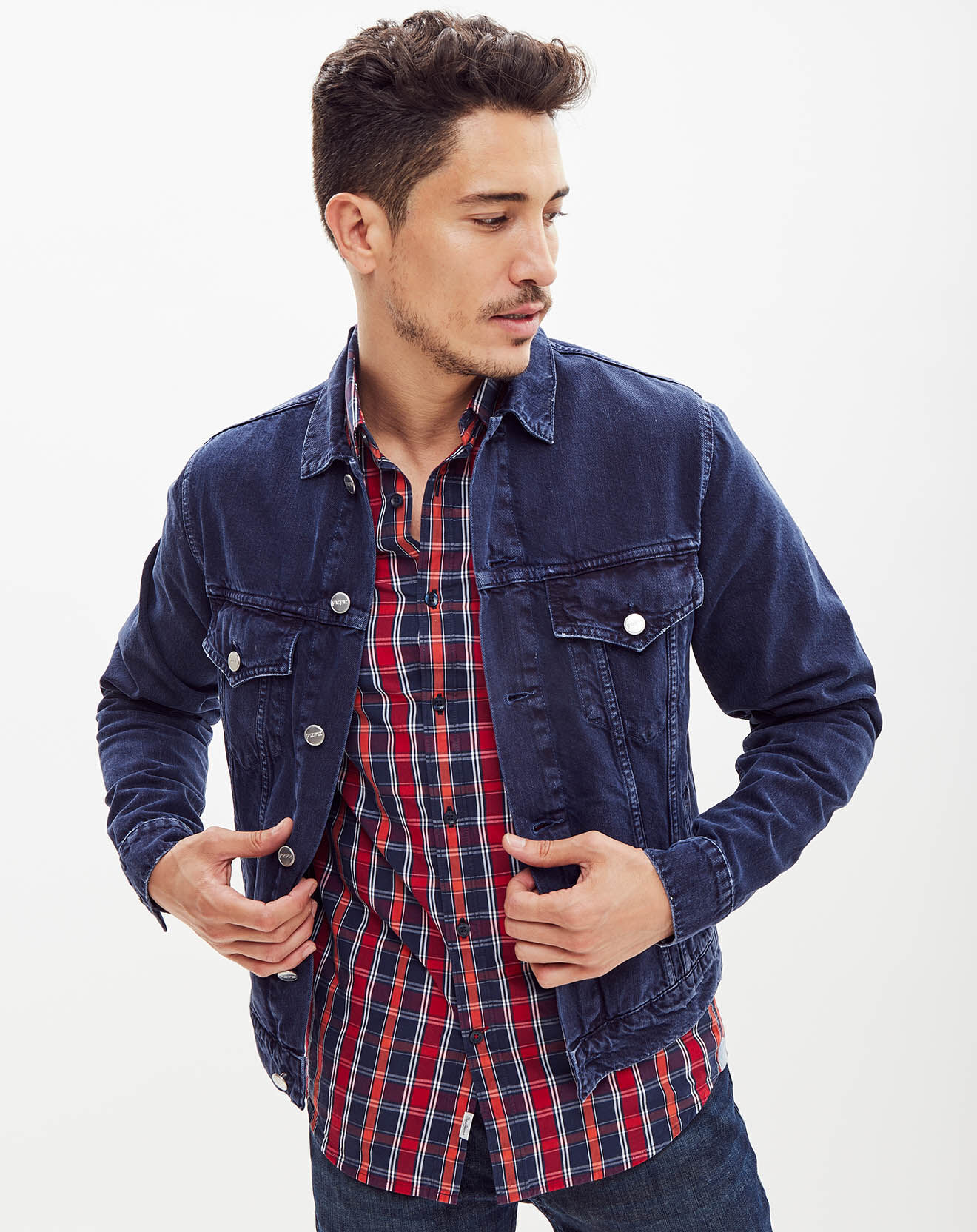 Pepe Jeans Veste en Jean courte bleue