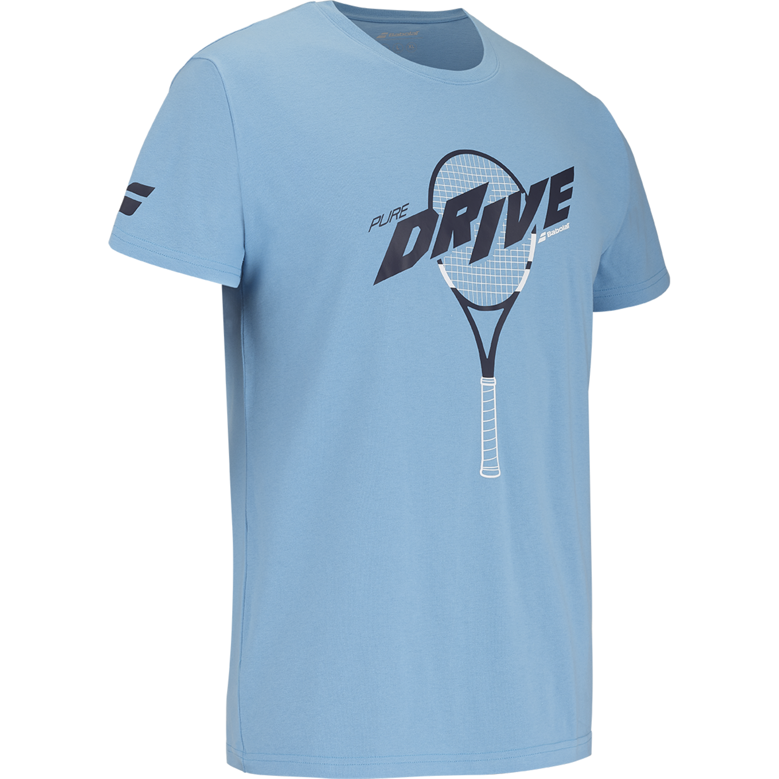 Drive Cotton Tee Unisex Blau