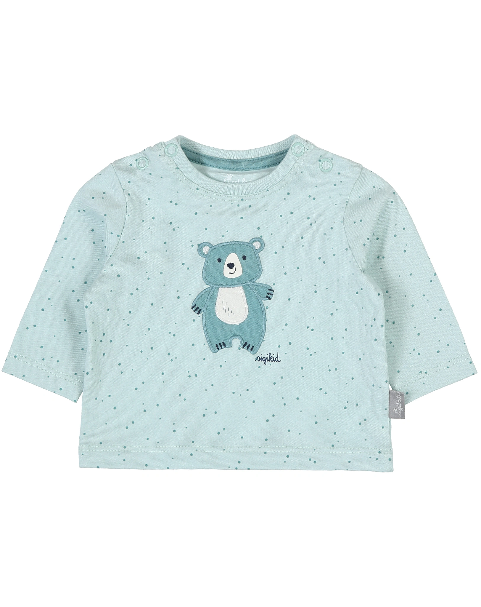 Langarm-Shirt PÜNKTCHEN BÄR in grün