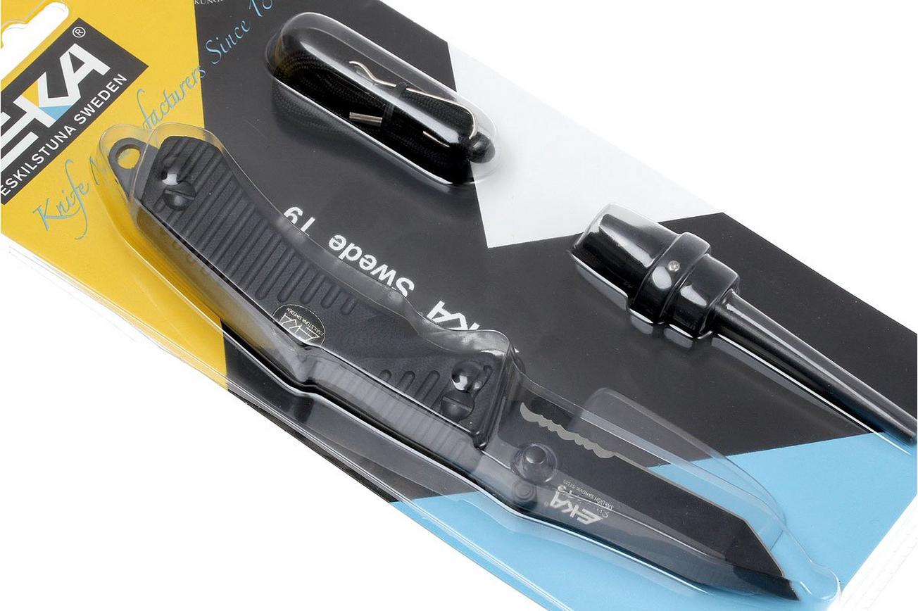 EKA Swede T9 Tanto, G10, zwart, 714201