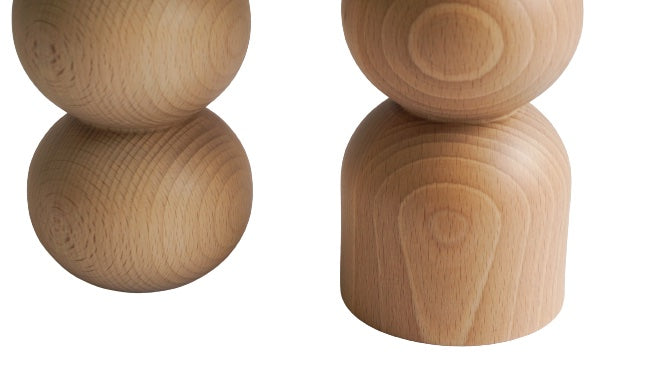 LEMON LILY Candleholder cone high - natural