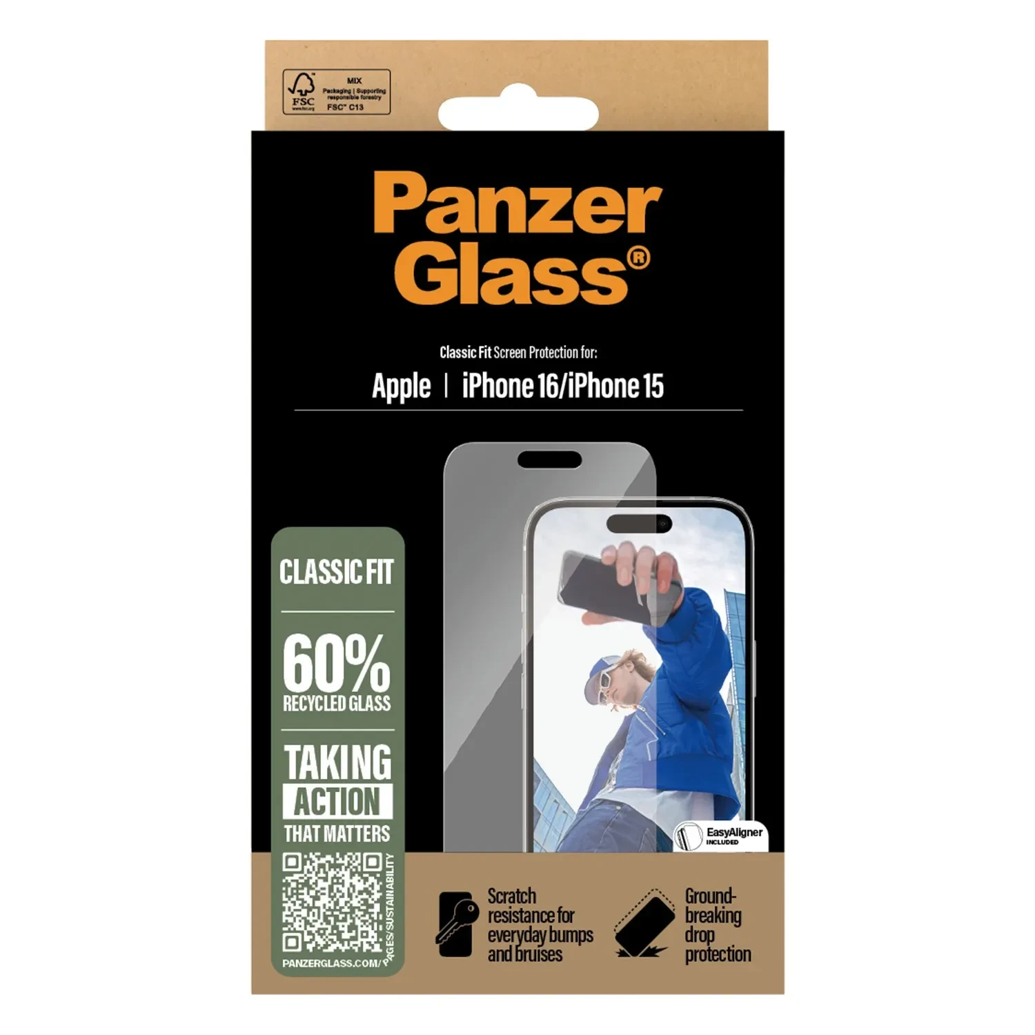 PanzerGlass iPhone 15 + 16 2873