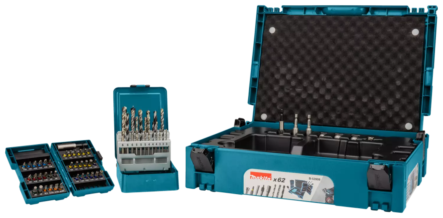 Makita B-53908 Boor-/schroefbitset 62-delig