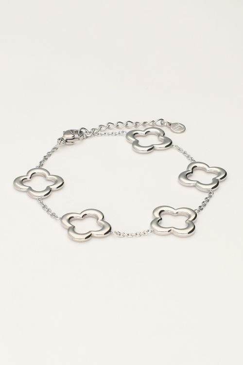 Armband met vijf klavers