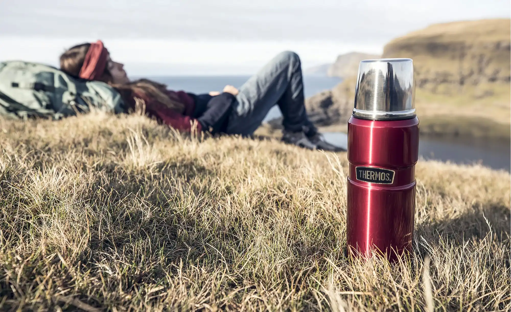 THERMOS Isolierflasche STAINLESS KING