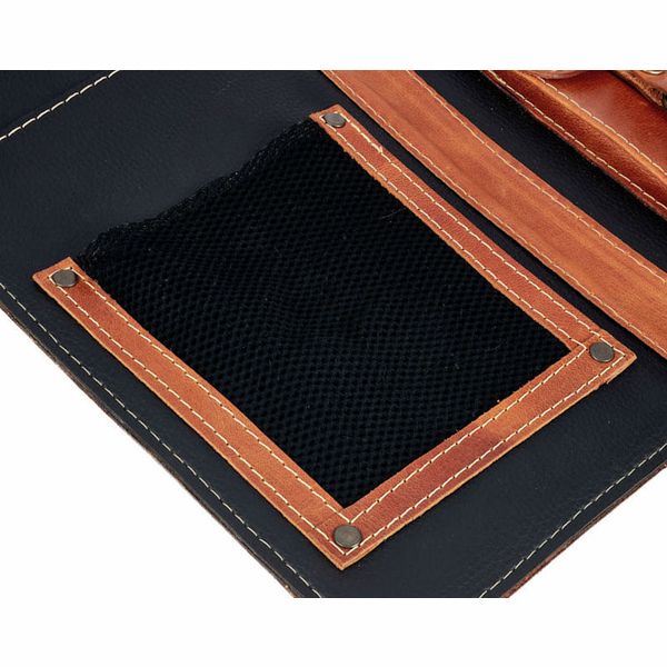 Zultan Leather Stick Bag Tan Brown