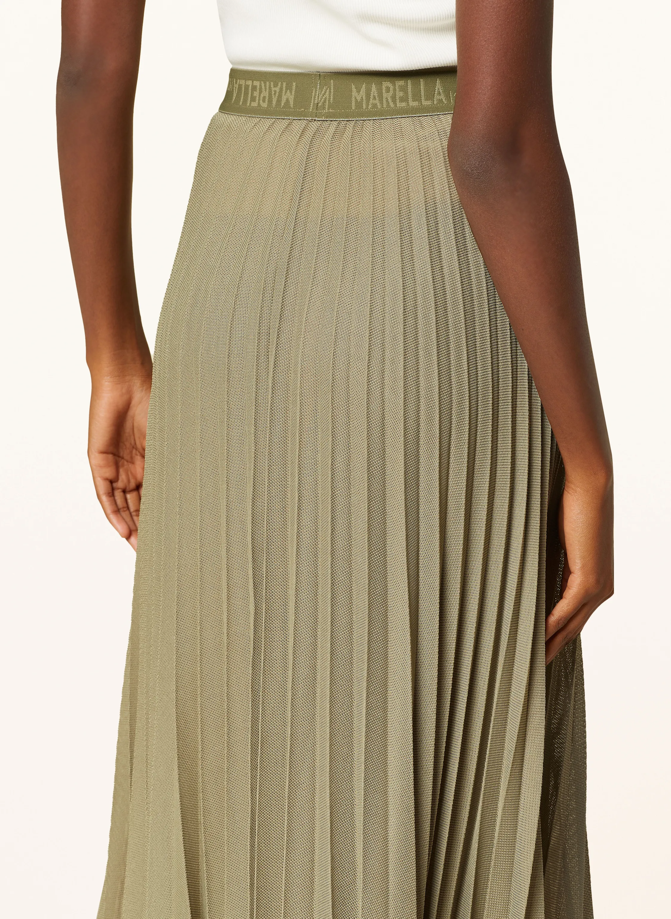 MARELLA Plisseerock aus Mesh