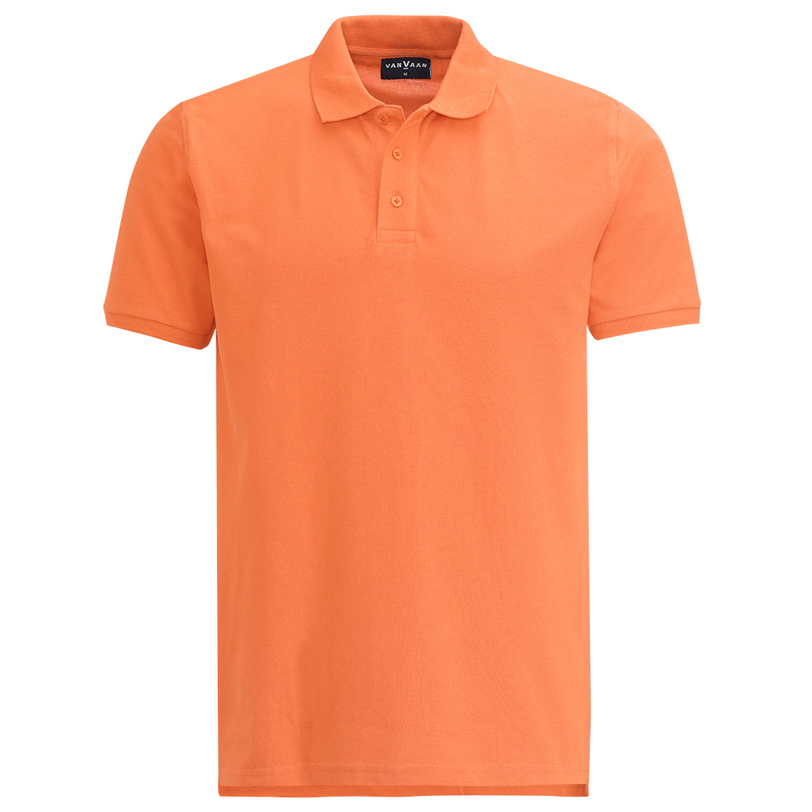 VanVaan Herren Poloshirt in Piqué-Qualität orange
