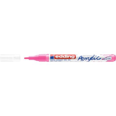 Edding 5300 - Marqueur acrylique - rose fluo