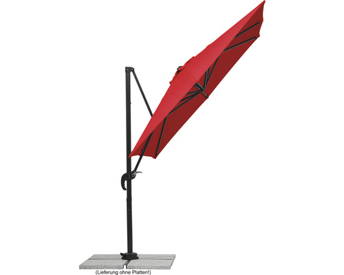Schneider Rhodos Junior parasol, 230 x 230 cm, rood