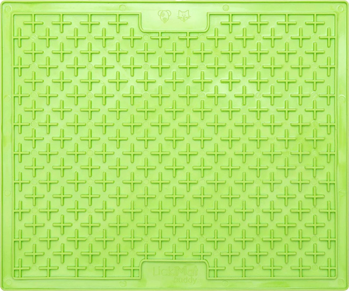 LICKI MAT - Slikkemåtte - Buddy Xl Green 30,5X25,5Cm