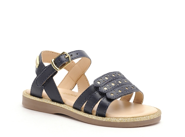 Les tropeziennes nu pieds enfant isidor bleu