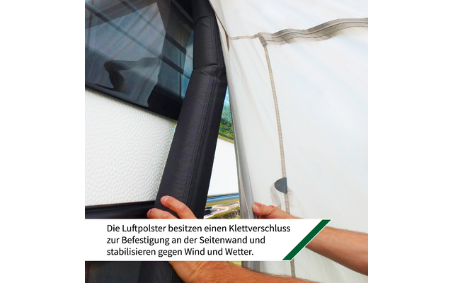 DWT Space Air HQ 375 aufblasbares Luftvorzelt Anbauhöhe