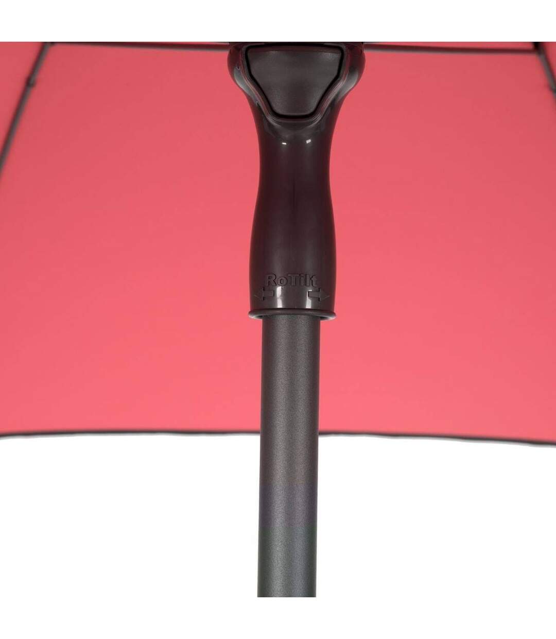Parasol droit rond Bogota - Inclinable - Diam. 250 cm - Rouge coquelicot