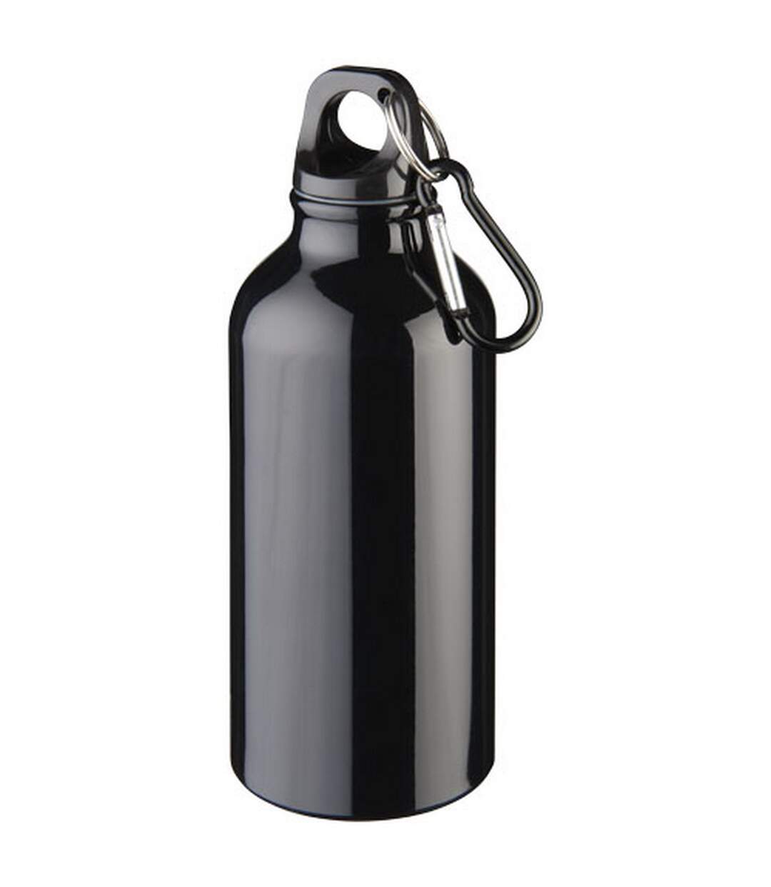 Oregon - Gourde avec mousqueton (Noir) (Taille unique) - UTPF101