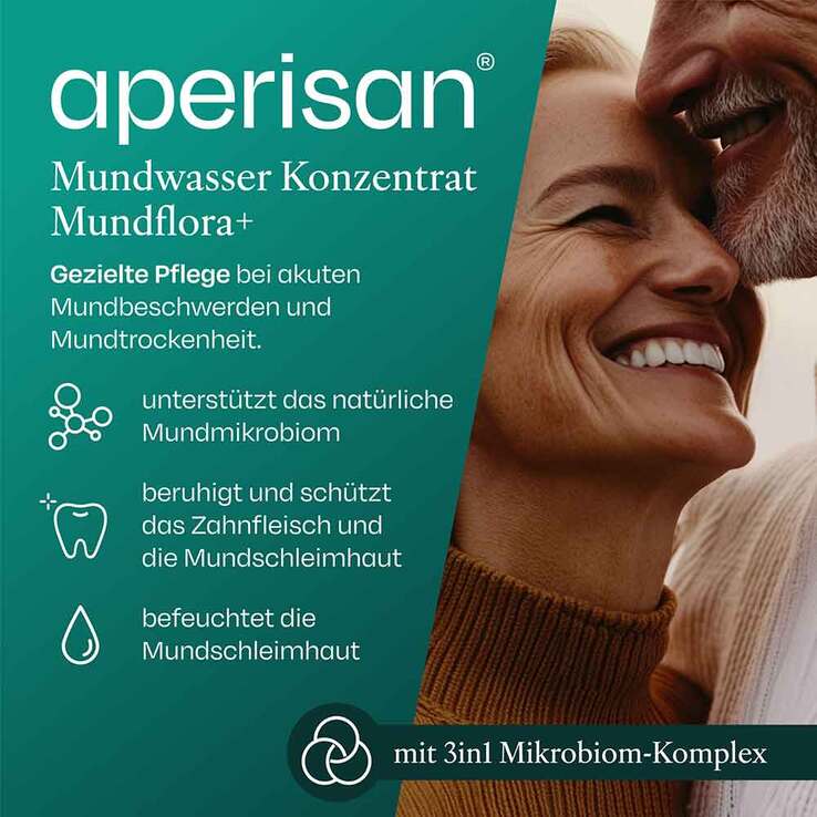 Aperisan Mundwasser Konzentrat Mundflora + , 30 ml