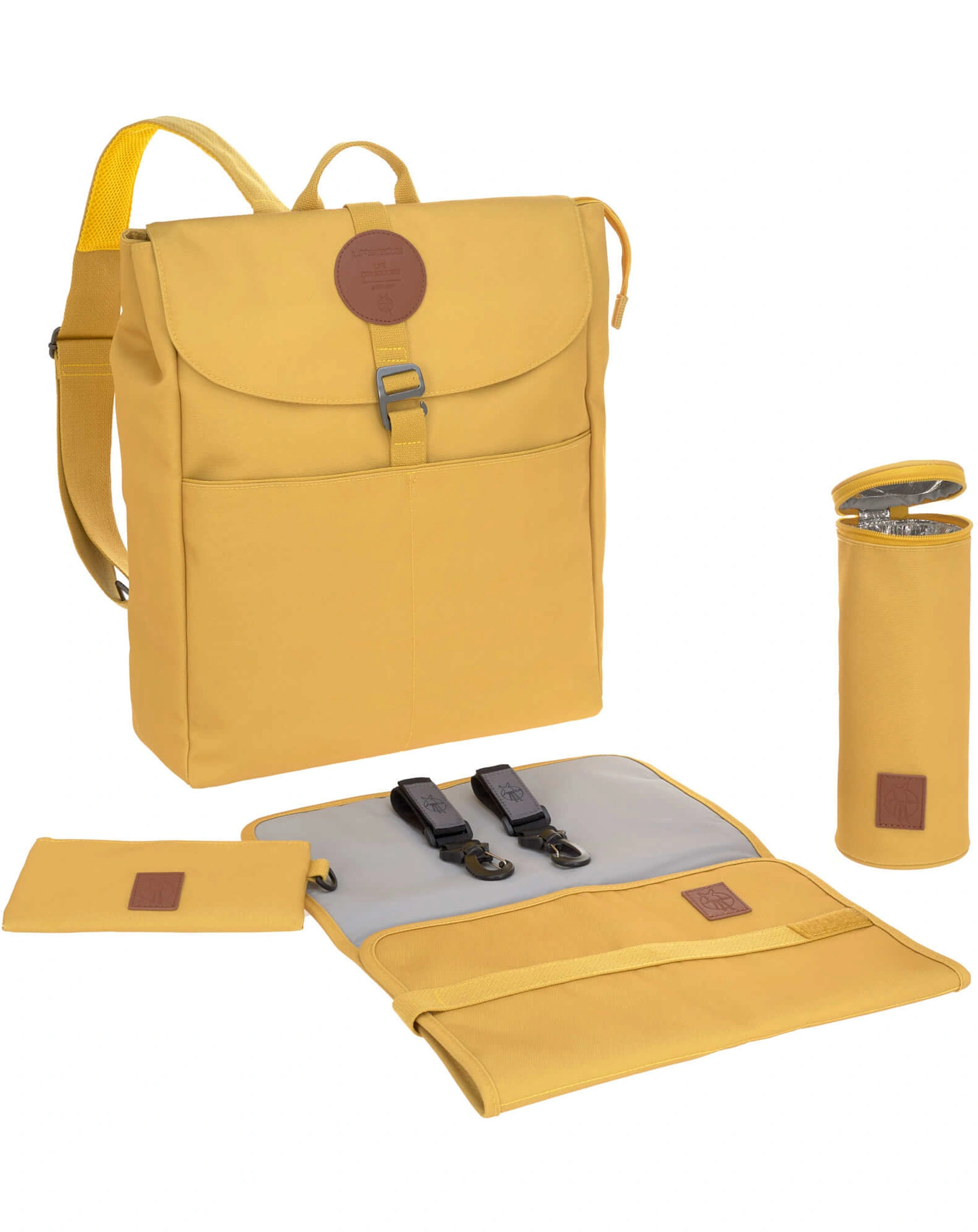 Wickelrucksack ADVENTURE (34x14x42) in lemon curry