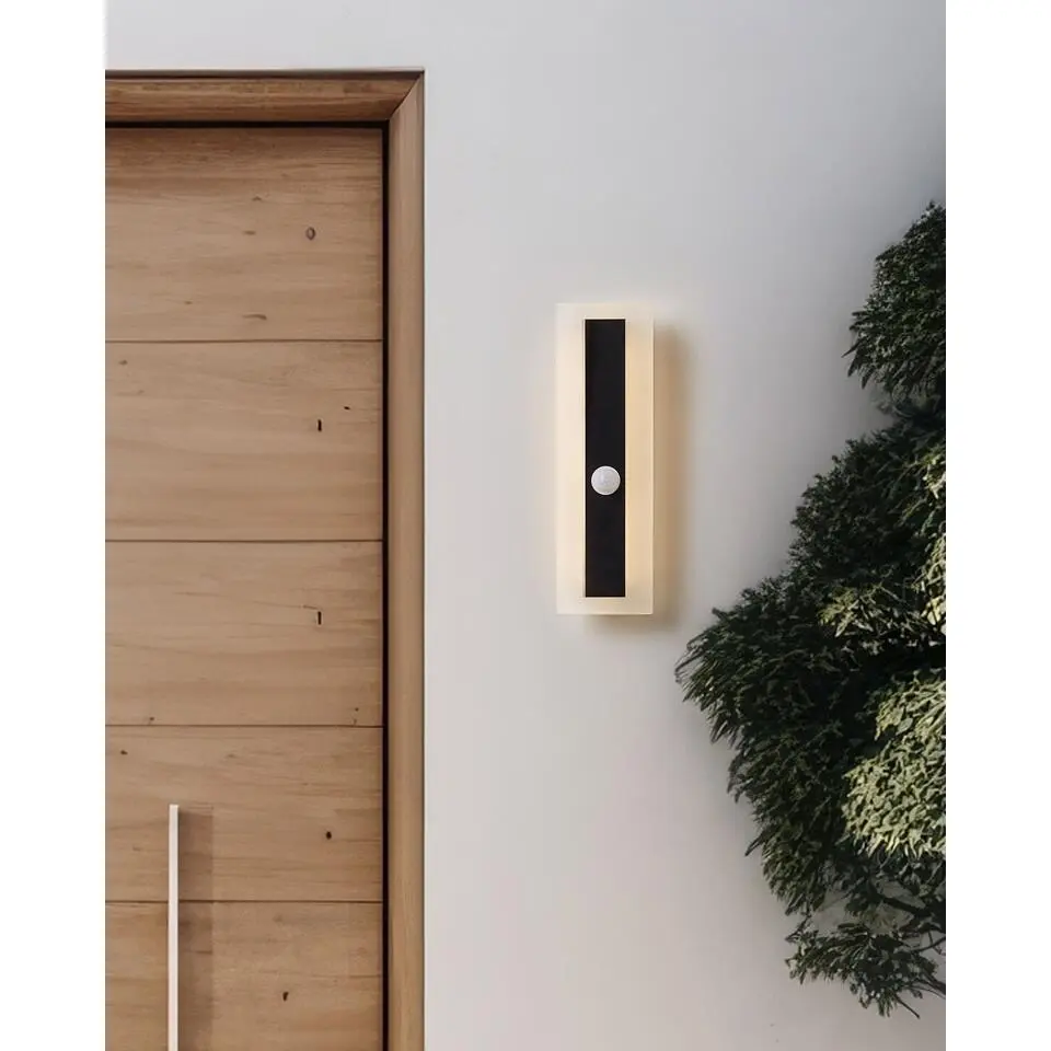 SAVANE - Wandlamp - Zwart - 30 cm - Staal