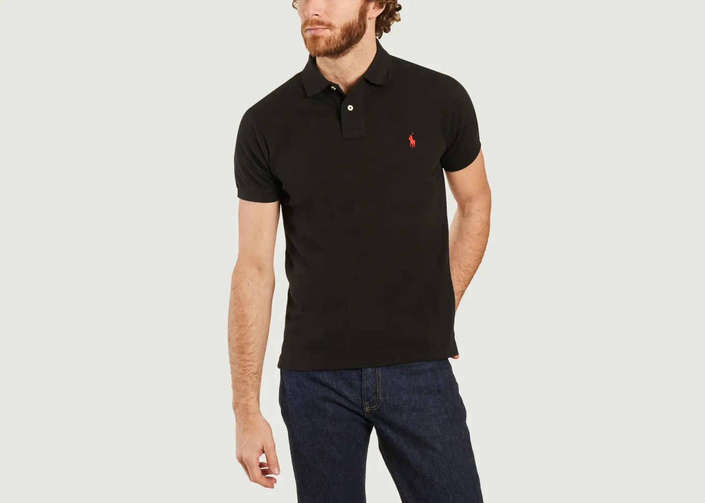 Polo cintré en coton piqué Polo Ralph Lauren