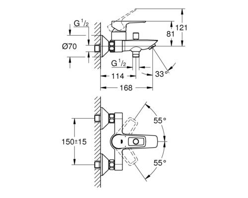 GROHE badkraan START LOOP 2020 chroom 23355001