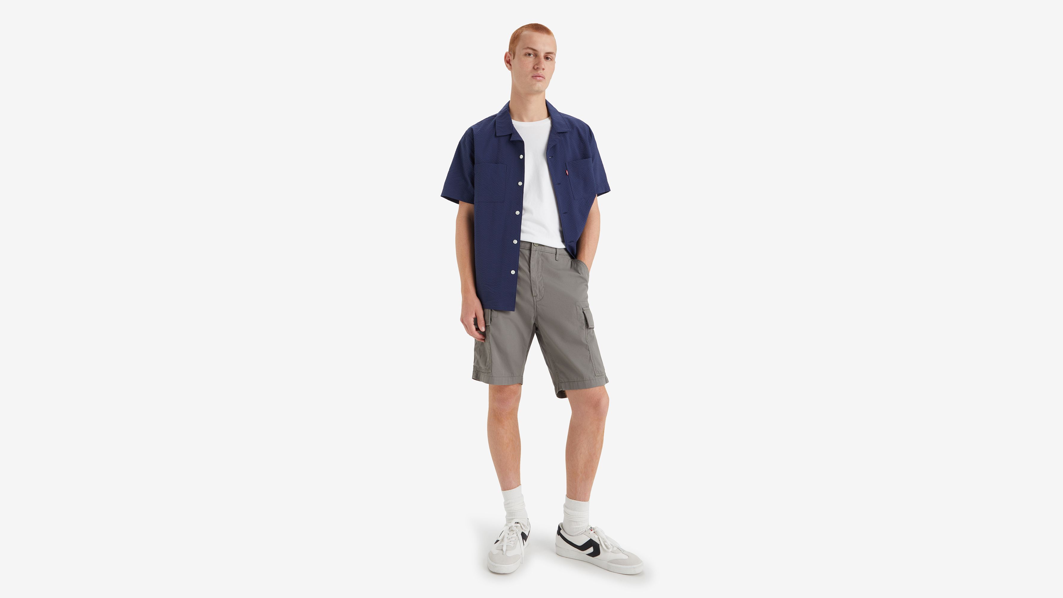 Short Carrier cargo - Smokey Olive Non-Stretch Ripstop - Gris