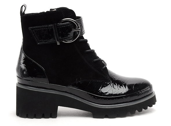 Fugitive boots bottine plates femme krecy noir