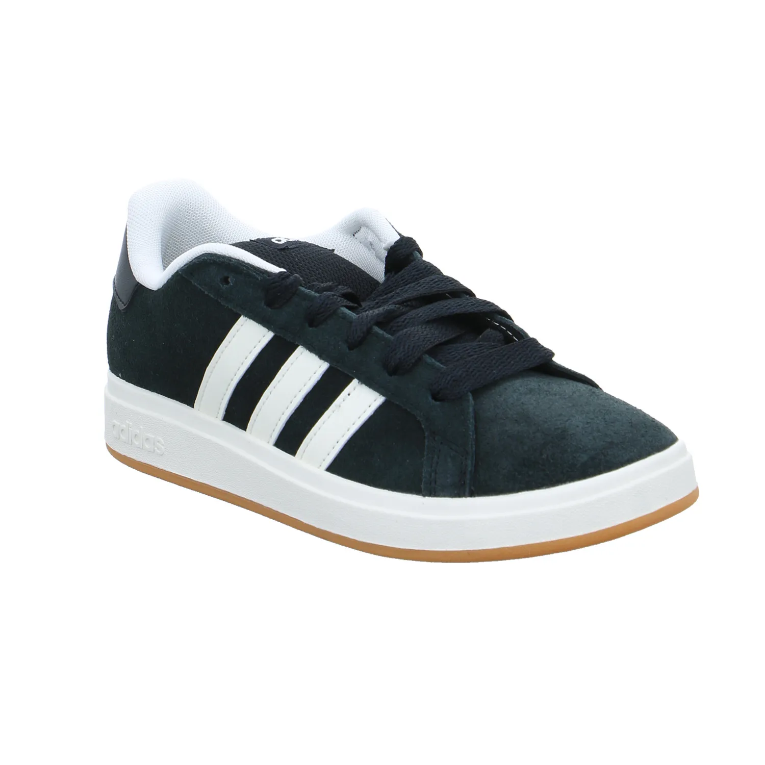 ADIDAS Kinder Sportschuh Schwarz Lederimitat