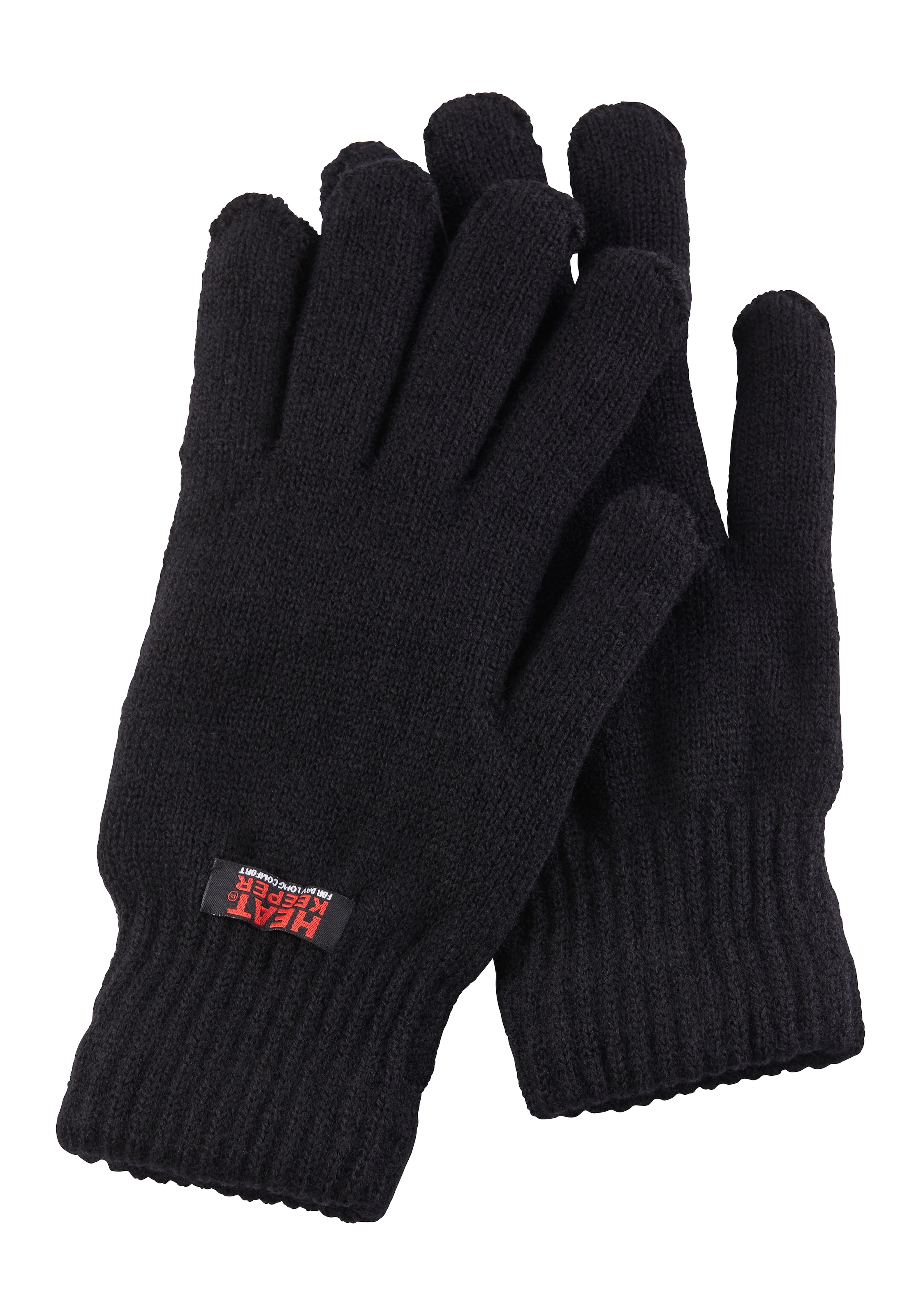 Heatkeeper Strickhandschuhe Thermohandschuhe mit elastischem Bündchen