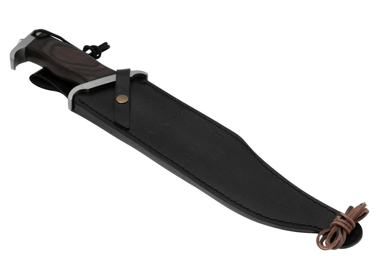 Rambo Rambo 3 9425 Signature Edition met houten handgreep, vaststaand mes