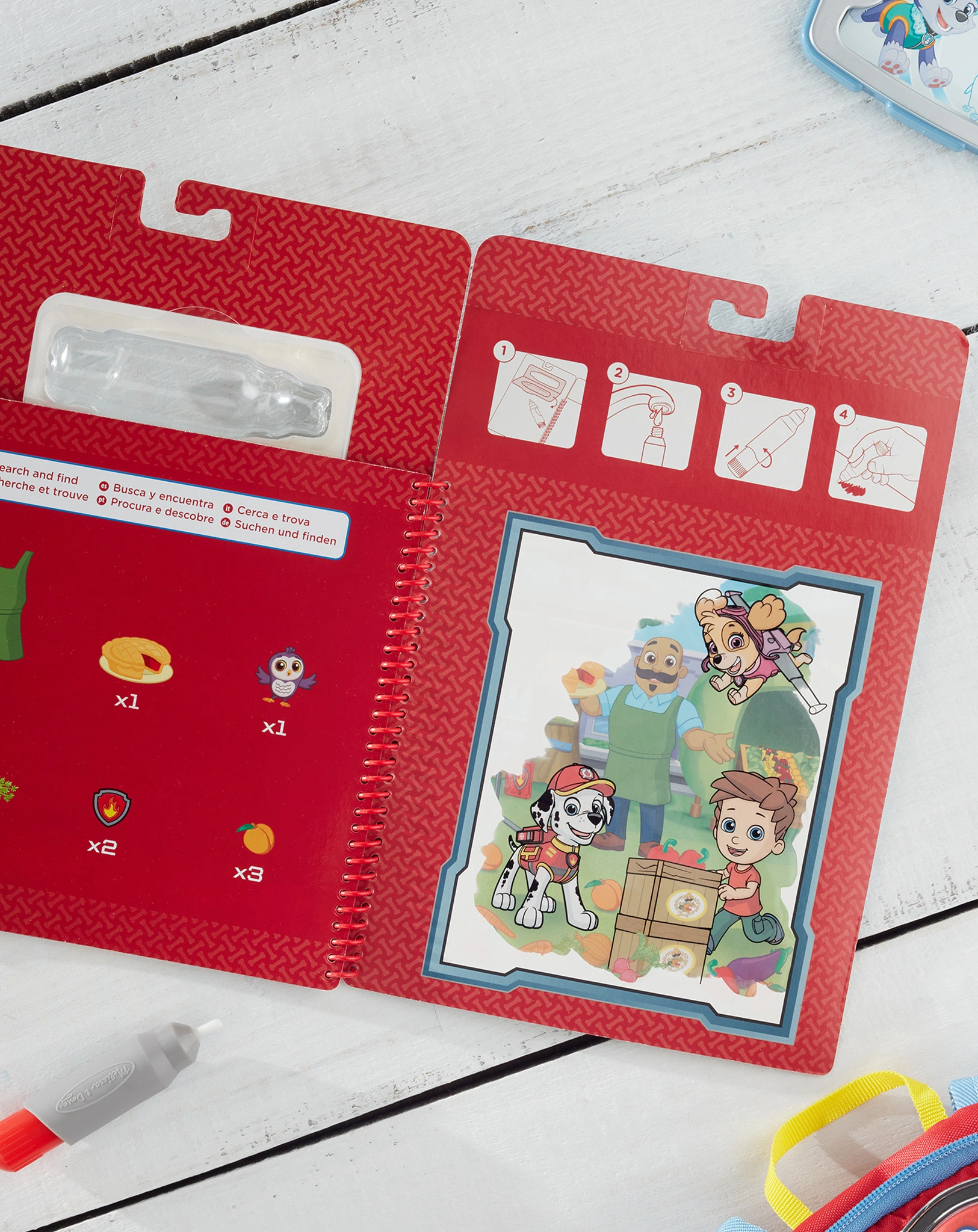 Malblock PAW PATROL - MARSHALL mit Stift