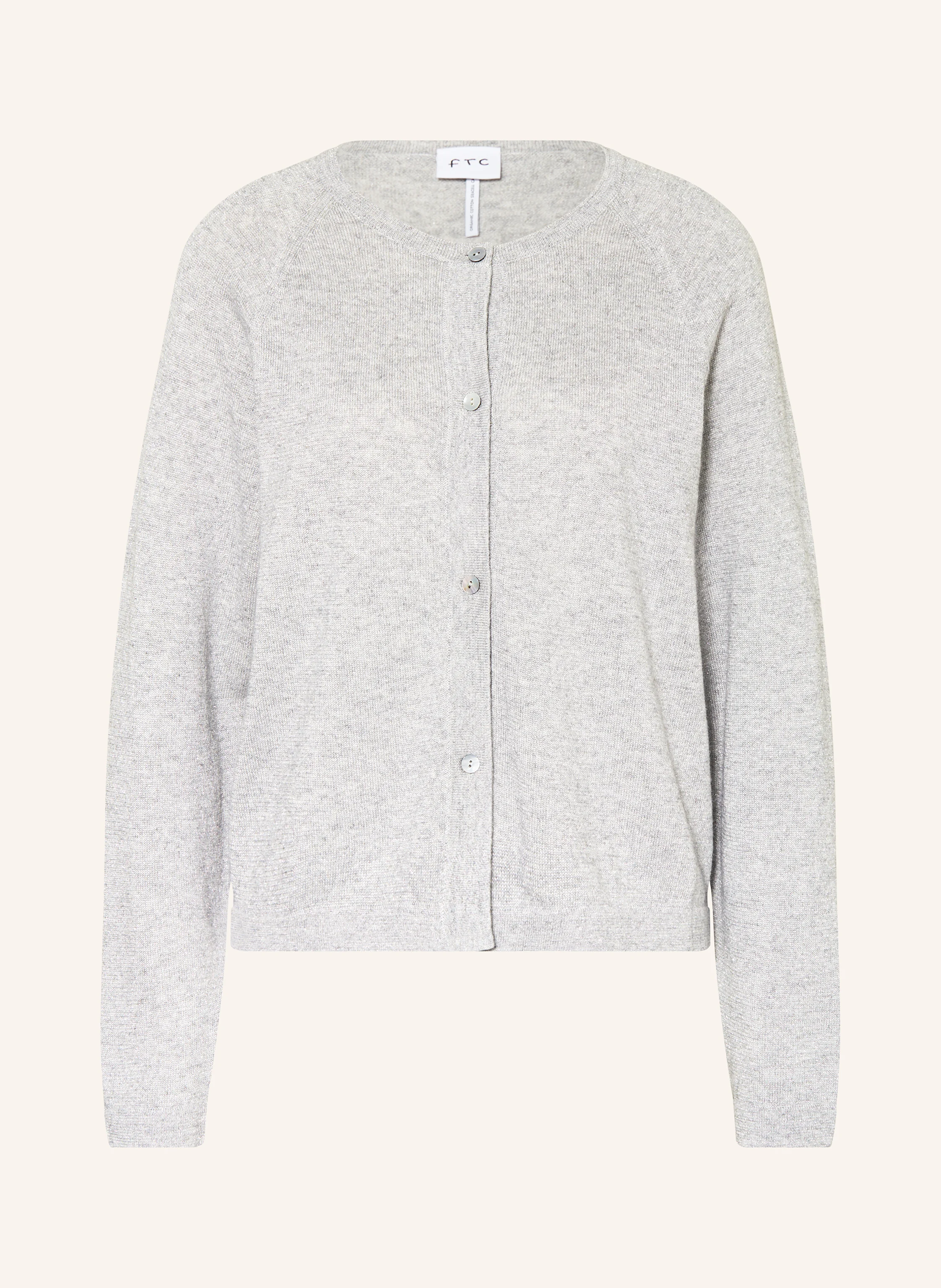 FTC CASHMERE Strickjacke mit Cashmere