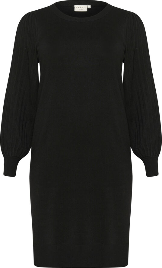 Kaffe Curve KCloni Knit Dress Black deep