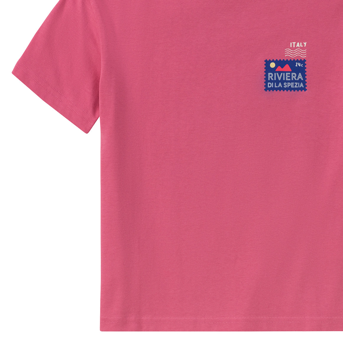 Jonas Nielsen Jungen T-Shirt mit Backprint pink