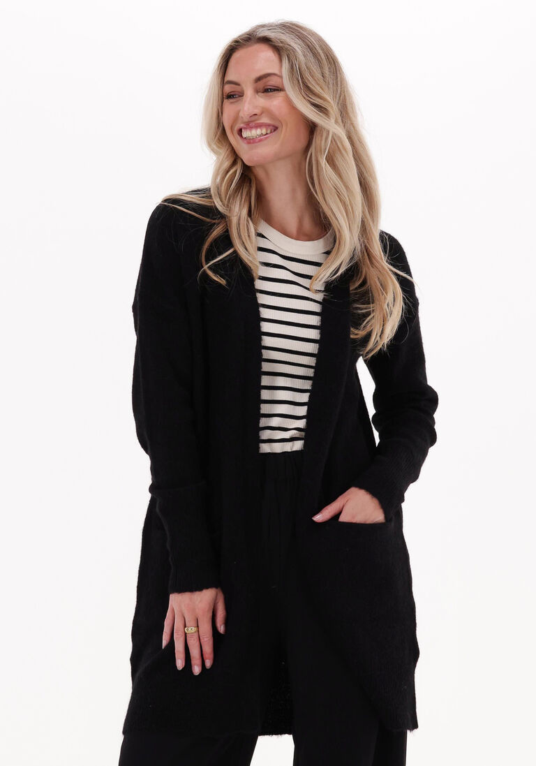SELECTED FEMME zwarte selected femme vest lulu new ls knit long cardigan b