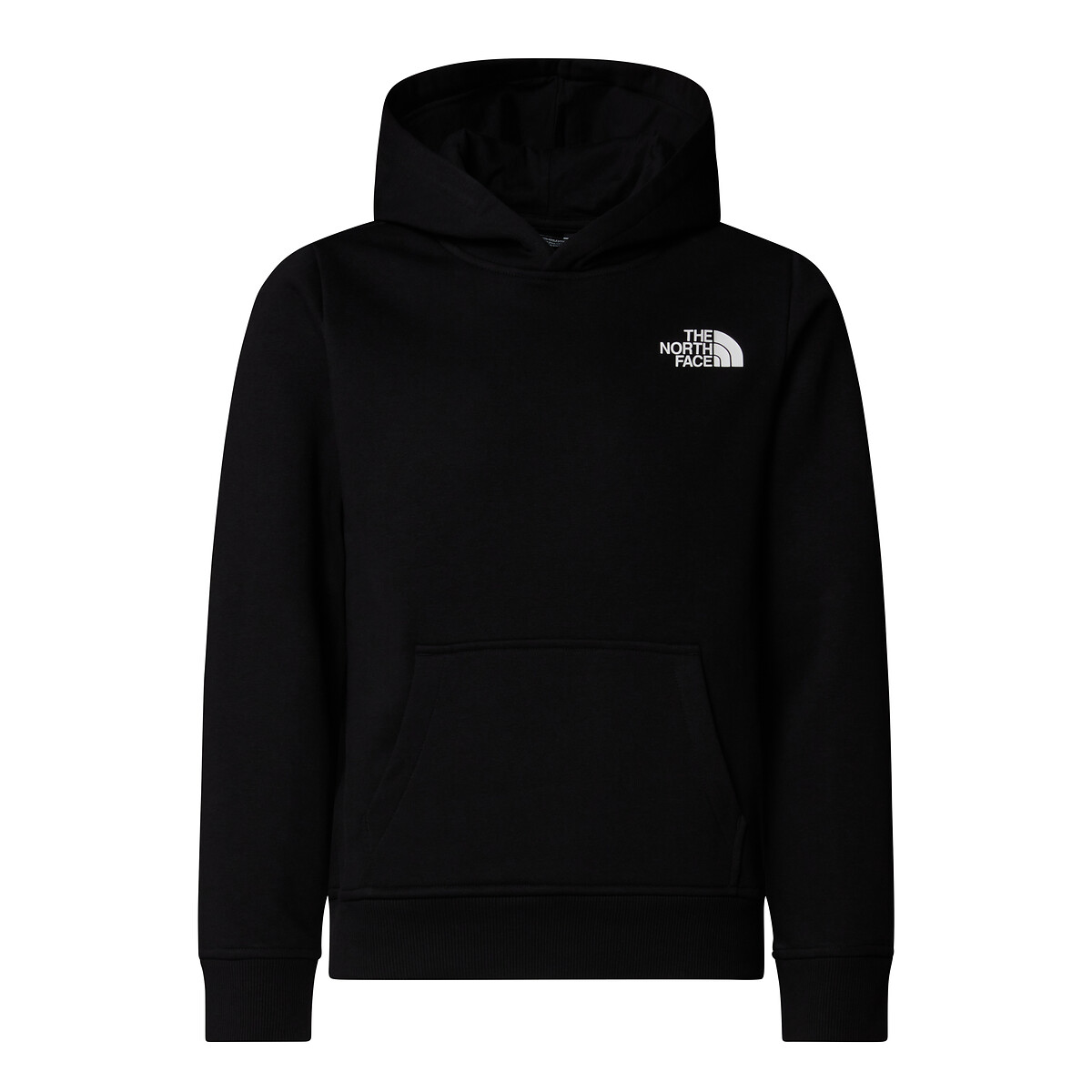 THE NORTH FACE<br>Moletom com capuz, fleece, logo na frente e nas costas