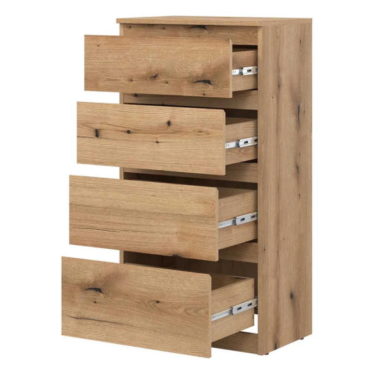 Dansmamaison Commode 4 tiroirs - Bois clair