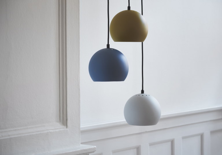 Frandsen Ball hanglamp Ø18 mat wit